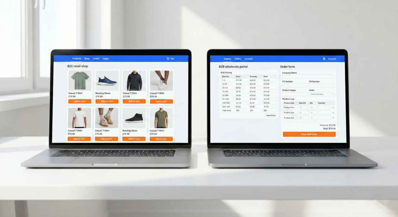 Platforma e-commerce B2B vs B2C - kluczowe różnice